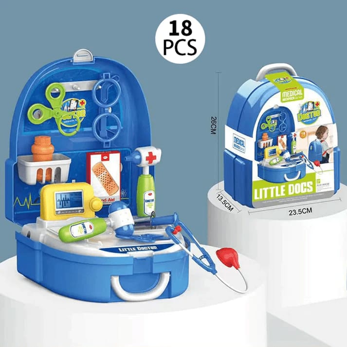 Doctor Medical Backpack Toy Set – Role Play Kit for Kids
