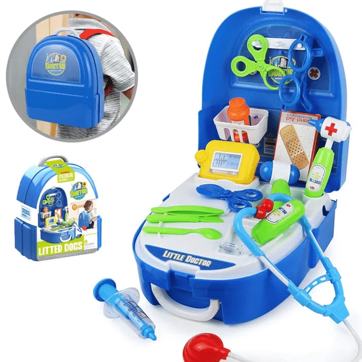 Doctor Medical Backpack Toy Set – Role Play Kit for Kids