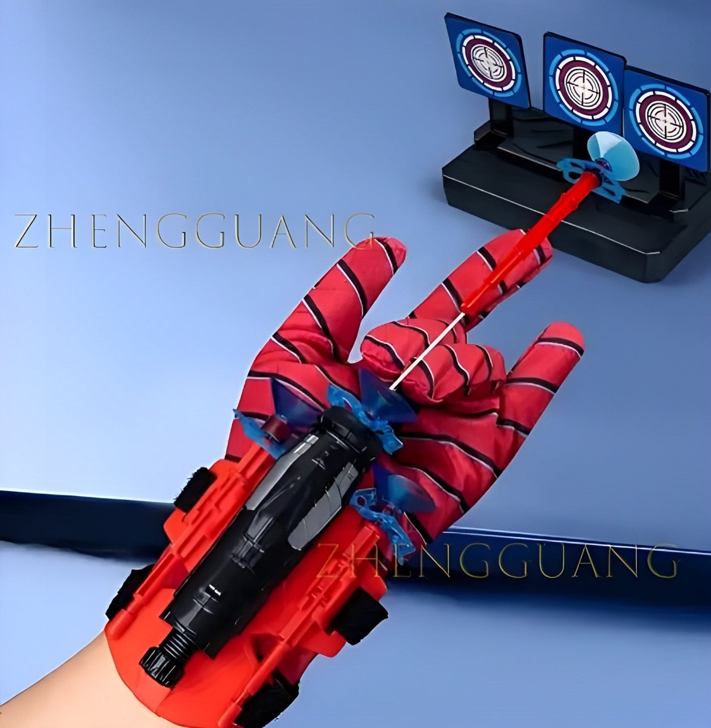 Spider-Man Web Shooter Glove with Target Cans – Roleplay Toy for Kids