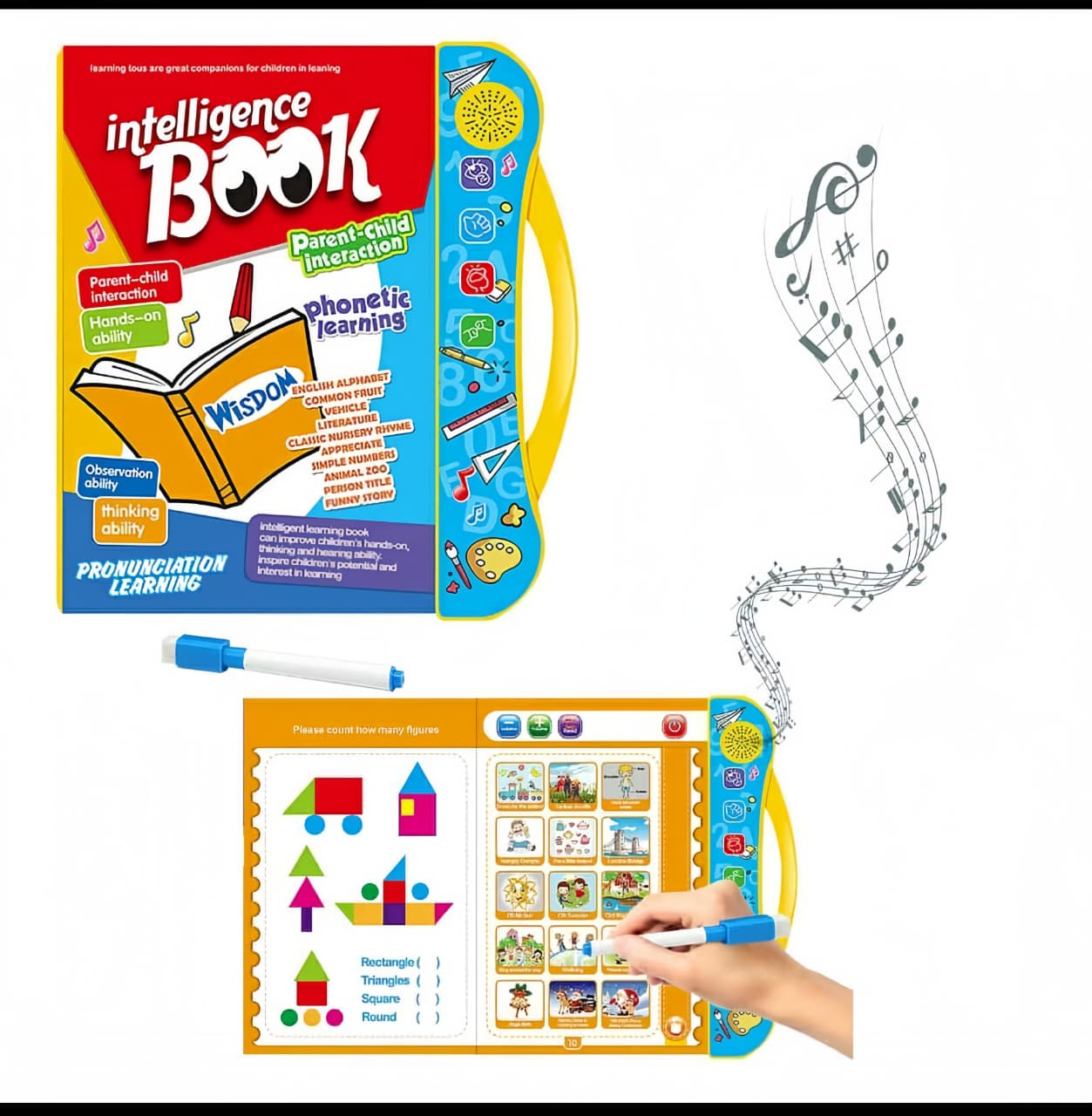 Interactive Learning Sound Book – Educational Toy for Kids (3+ Years)