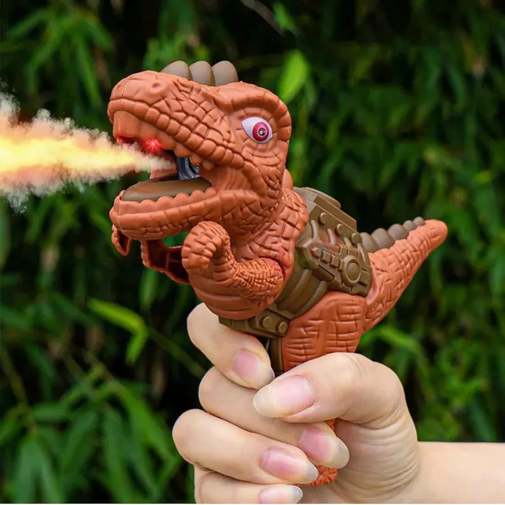 LED Mist-Spraying Dinosaur Toy with Sound & Light – Walking Dragon for Kids