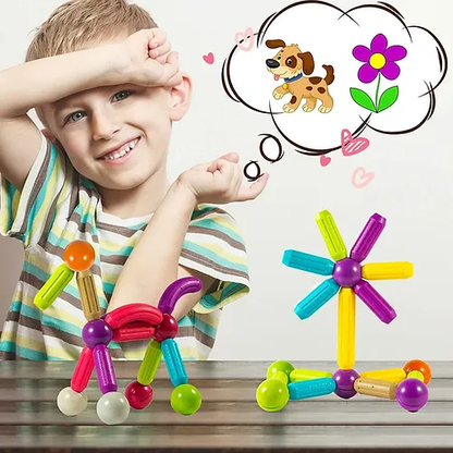 Magnetic Construction Building Blocks Set – STEM Toy for Kids (25 & 64 PCS)
