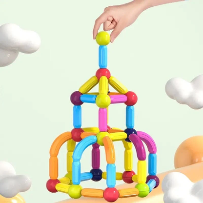 Magnetic Construction Building Blocks Set – STEM Toy for Kids (25 & 64 PCS)