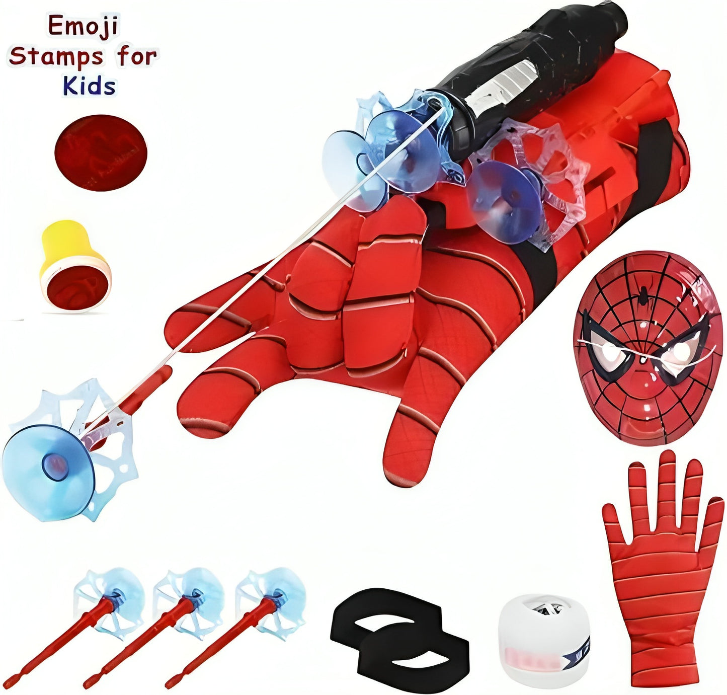 Spider-Man Web Shooter Glove with Target Cans – Roleplay Toy for Kids