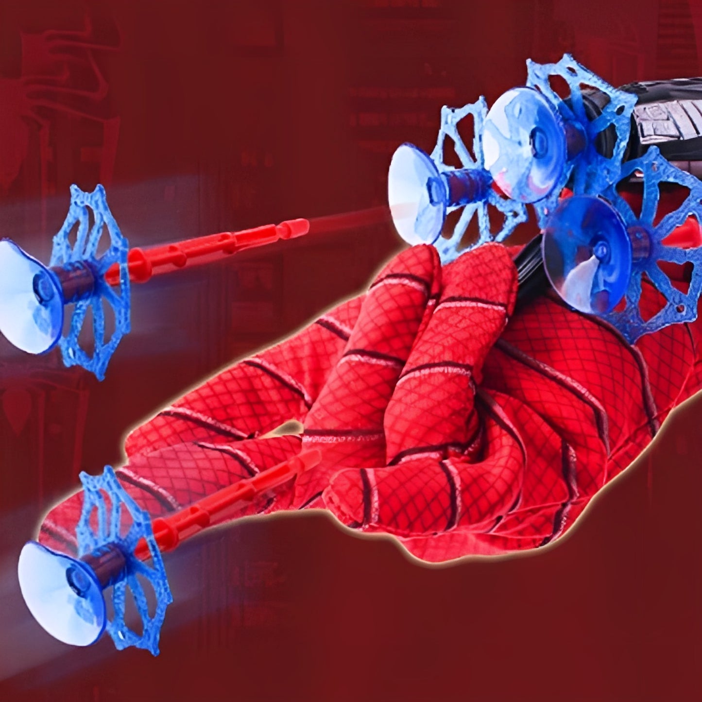 Spider-Man Web Shooter Glove with Target Cans – Roleplay Toy for Kids