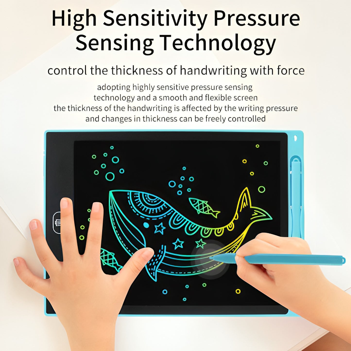 LCD Writing Tablet with Stylus – Drawing Pad for Kids & Adults (10” & 12”)