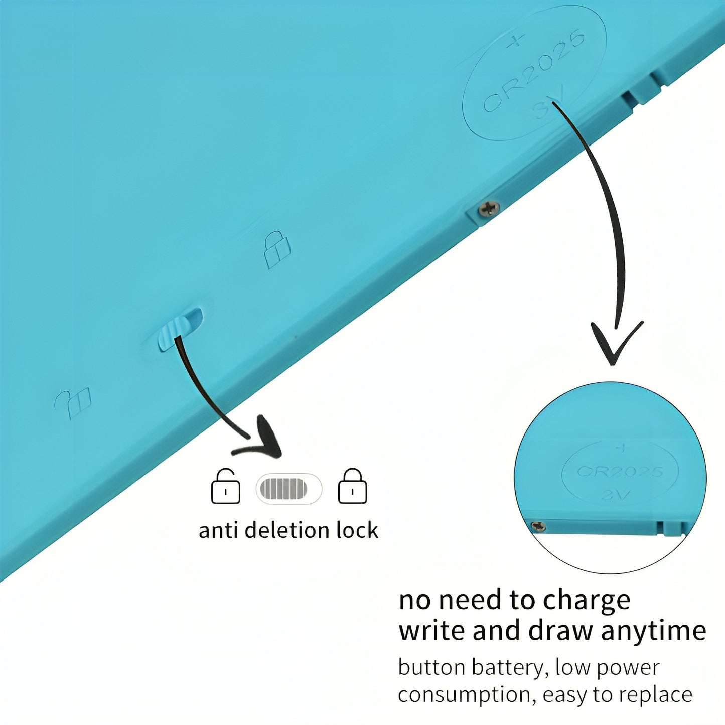 LCD Writing Tablet with Stylus – Drawing Pad for Kids & Adults (10” & 12”)