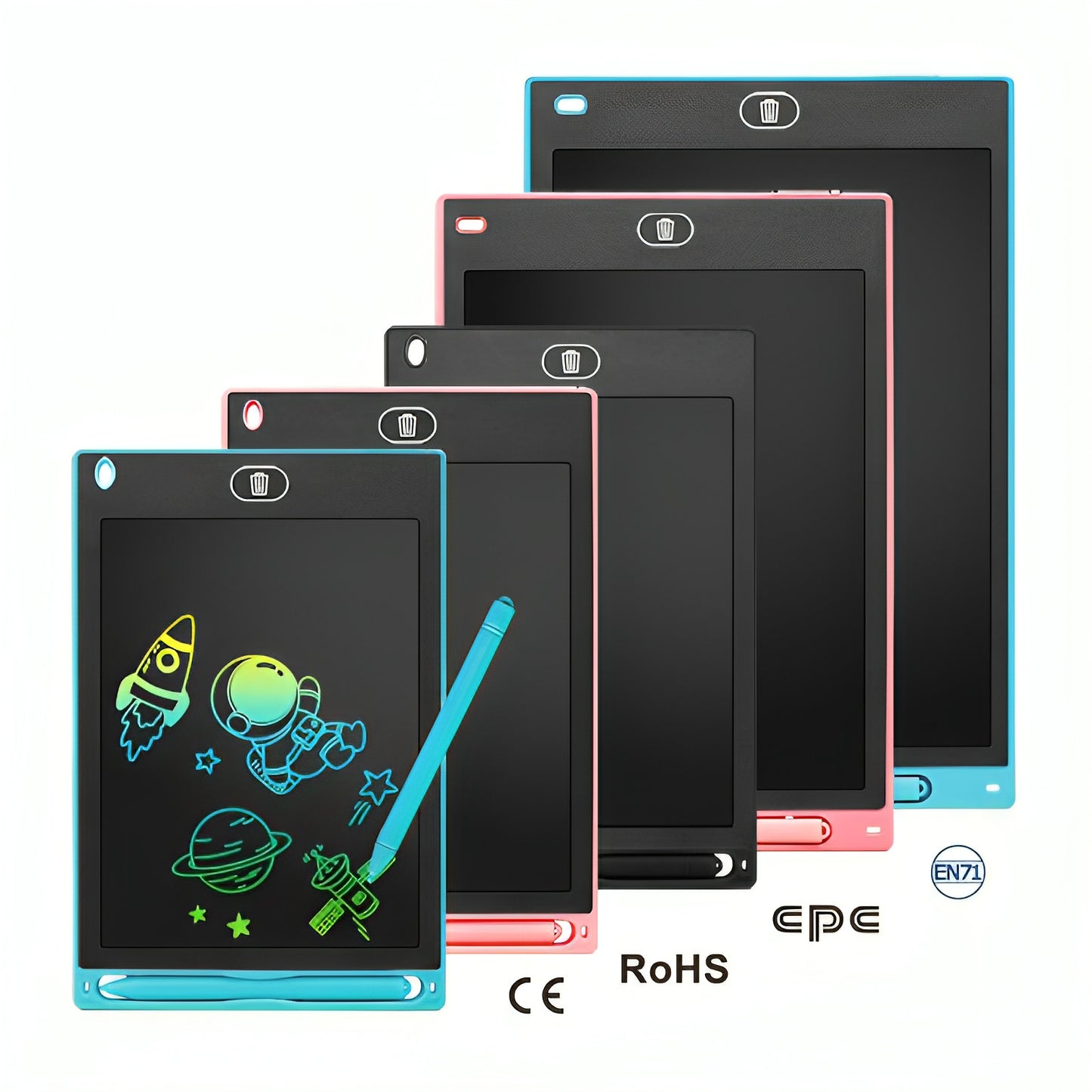 LCD Writing Tablet with Stylus – Drawing Pad for Kids & Adults (10” & 12”)
